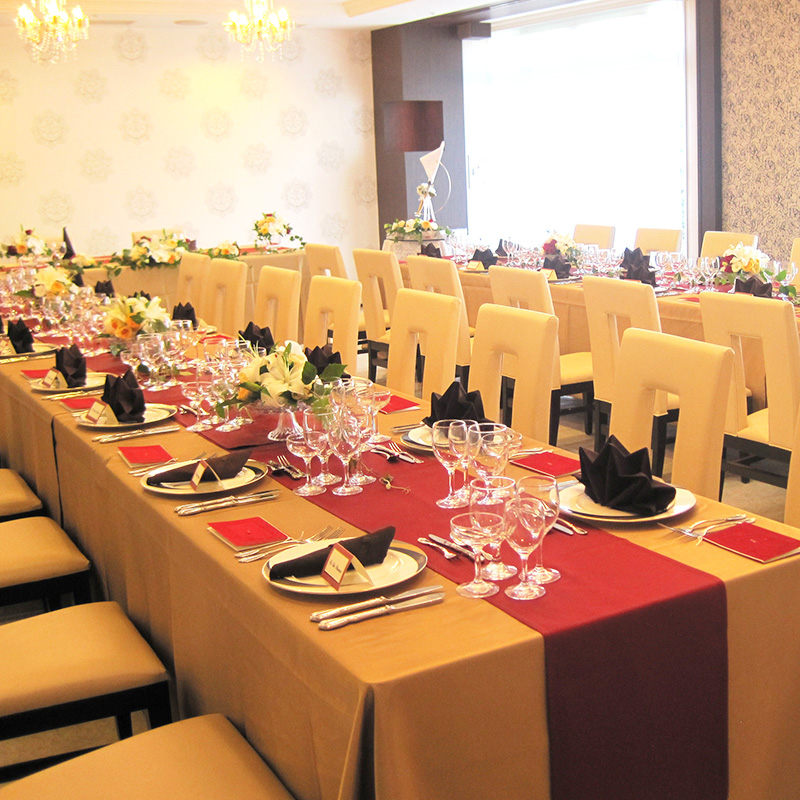 箱根の森高原教会の披露宴会場ジュピター風景